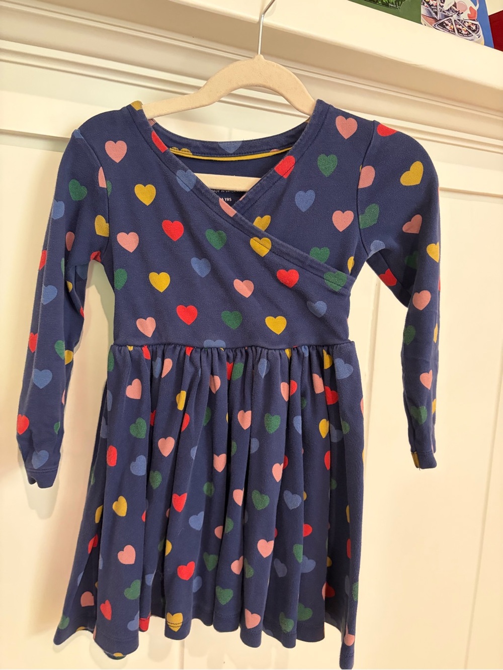 Boden wrap twirl heart Dress